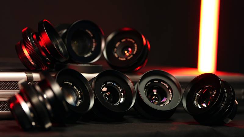 LOCATION VALISE CINÉMATOGRAPHIQUE OLYMPUS ZUIKO OM MOUNT