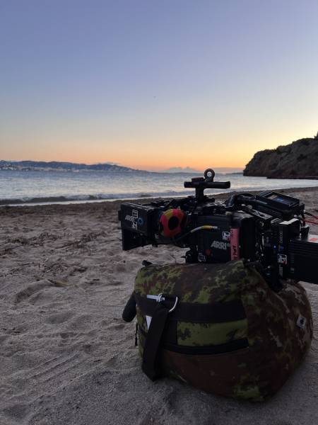 sac support caméra saddle bag