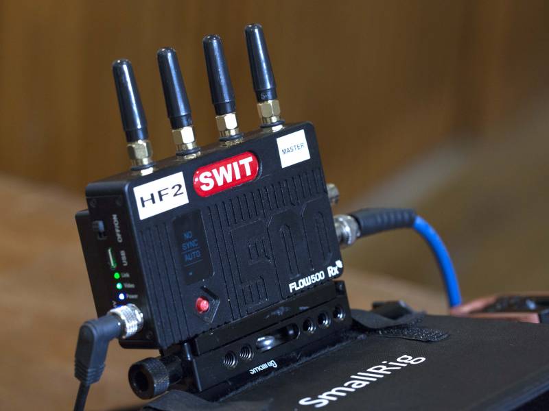 retour real client réalisateur monitoring vision small hd 702 touch small rig swit hf transmission sans fil video cinema hdmi sdi marseille