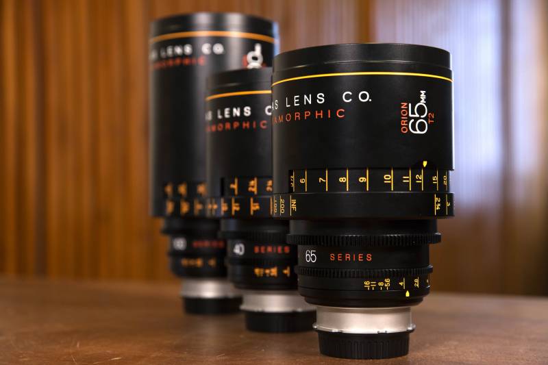 optiques cinema objectif anamorphique anamorphic atlas orion 40mm 65mm 100mm rental marseille france Nice