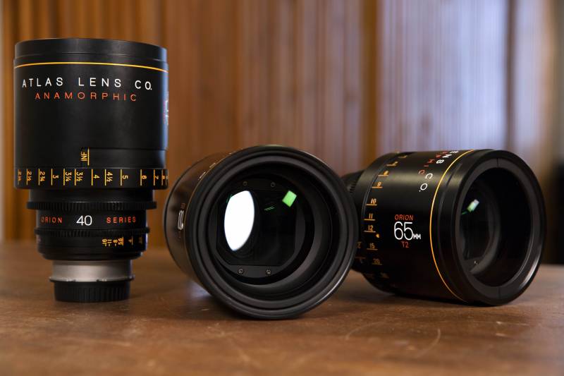optiques cinema objectif anamorphique anamorphic atlas orion 40mm 65mm 100mm rental marseille france